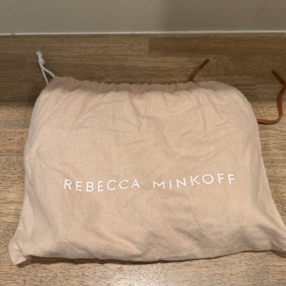 Rebecca Minkoff Mini MAC Tan Suede Crossbody Bag with Tassels - Picture 9 of 10